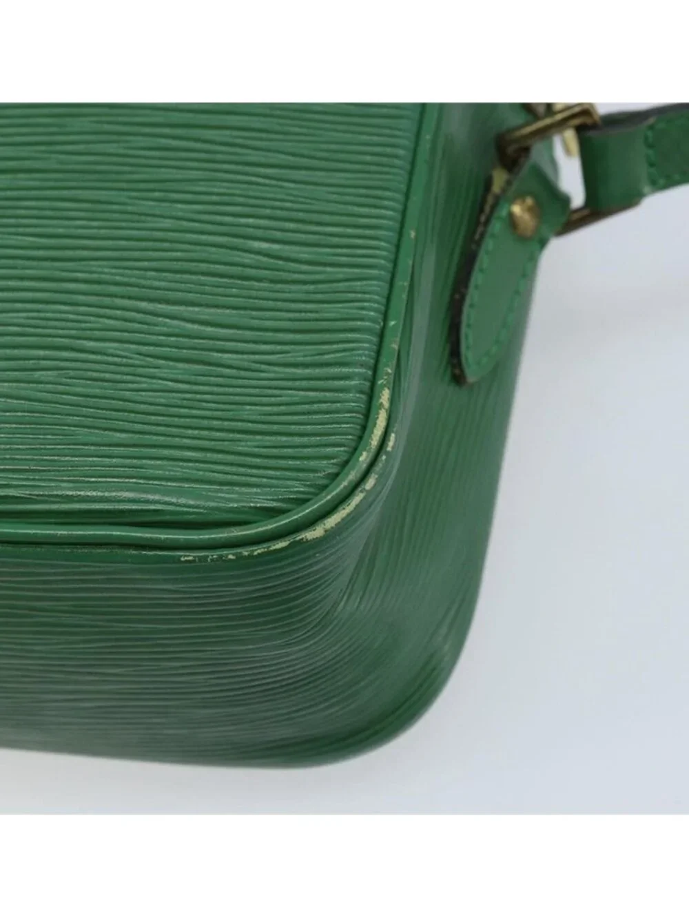 Authentic LOUIS VUITTON Epi Trocadero 27 Shoulder Bag Green M52314 LV
